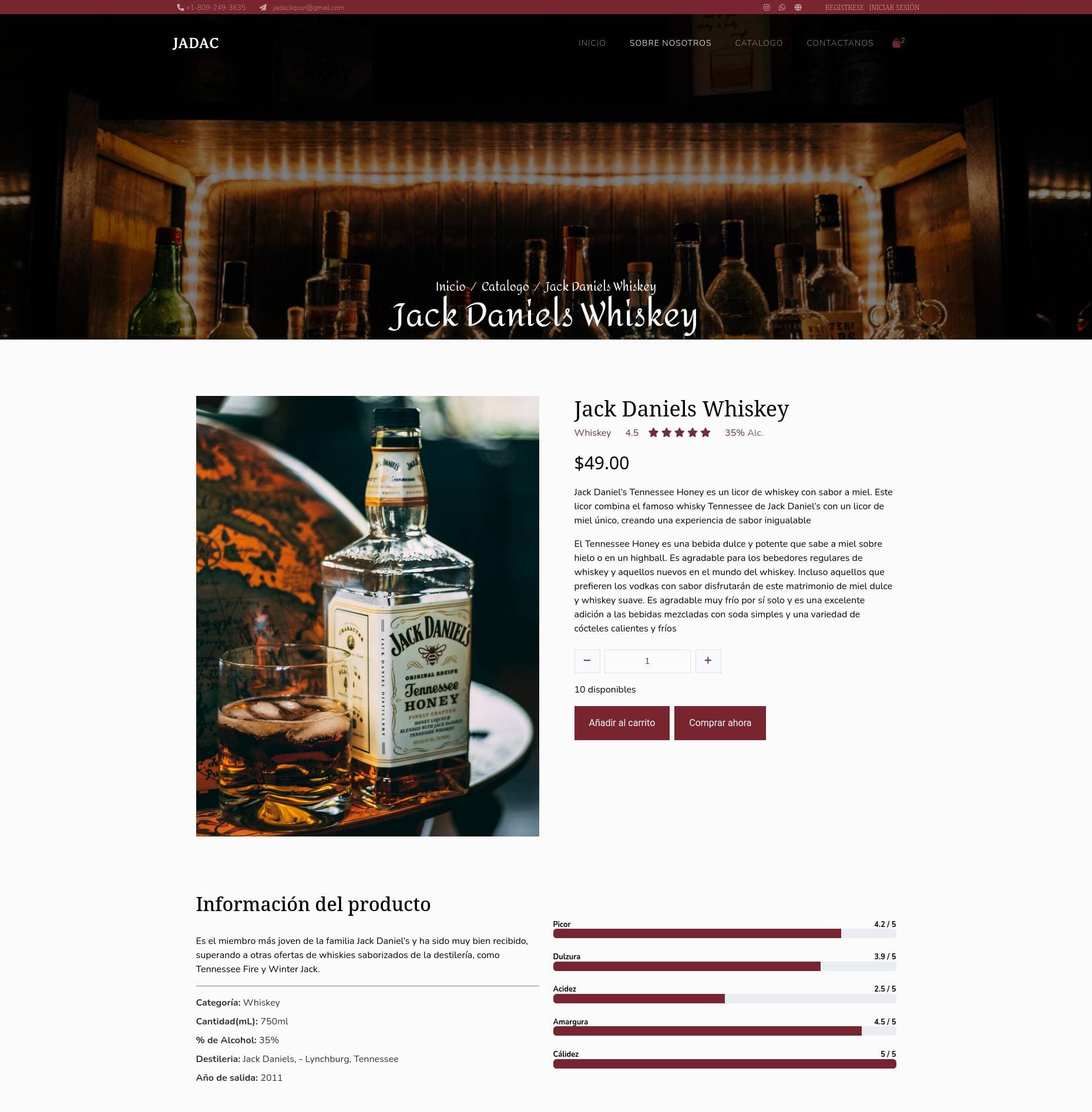 JADAC - Bar Website - Image 2