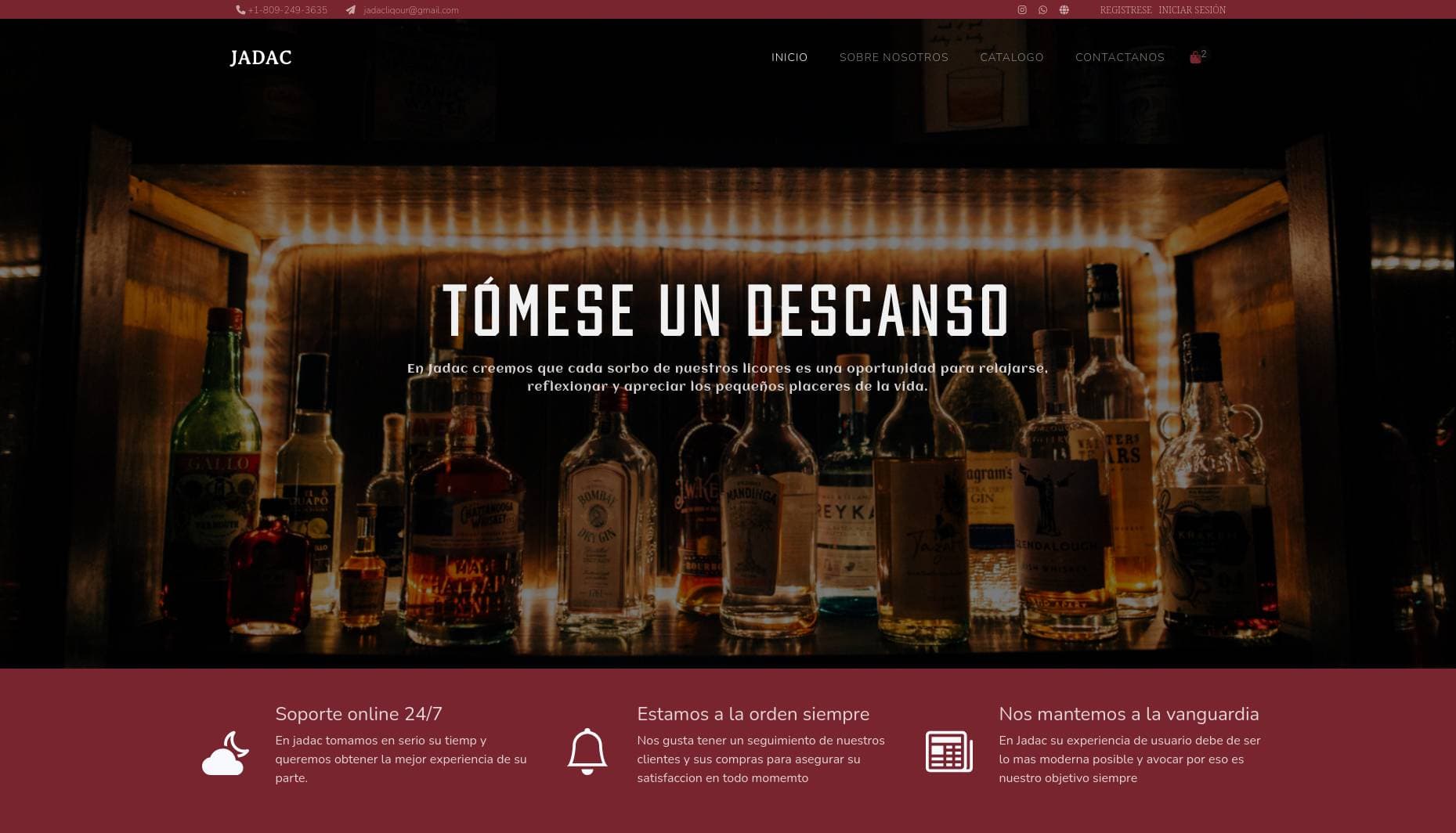 JADAC - Bar Website - Image 1